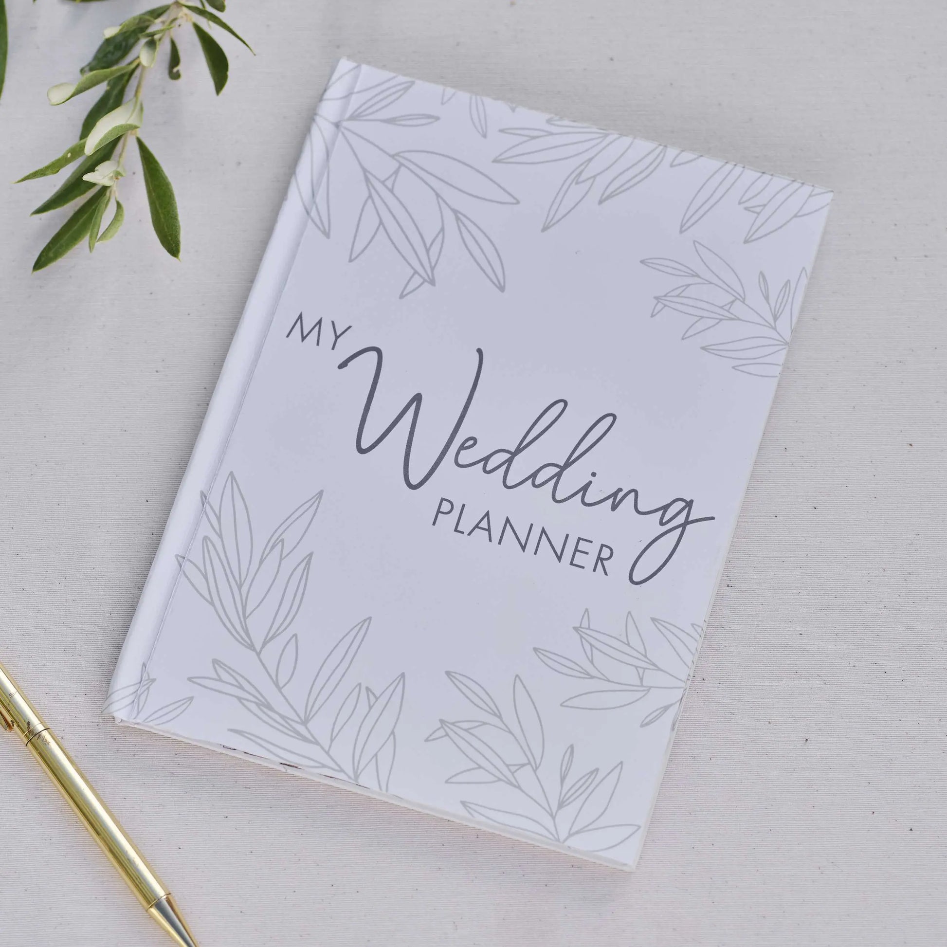 White Wedding Planner Notebook Ginger Ray