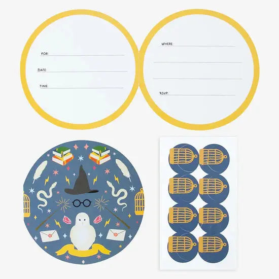 Wizard birthday invitation card (8) My Little Day