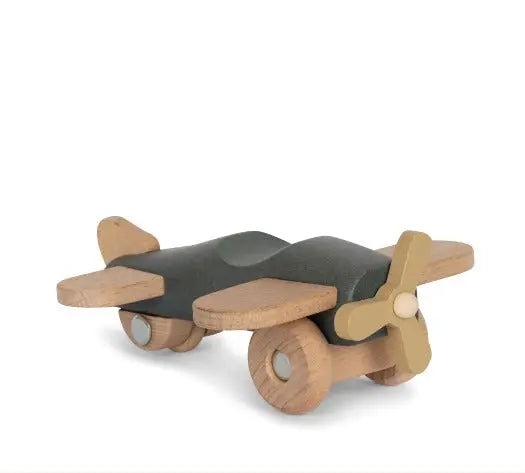 Wood airplane - blue Konges Slojd
