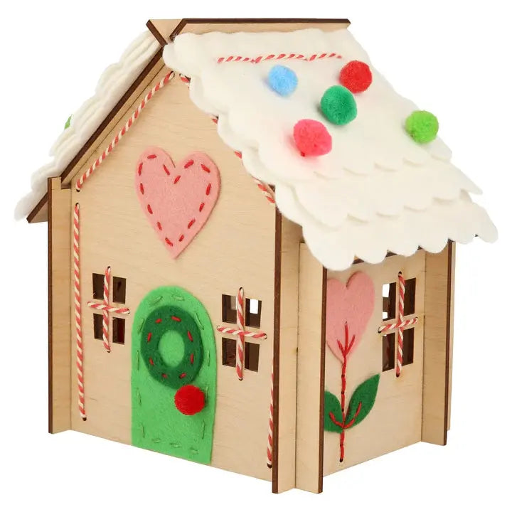 Wooden Embroidery Gingerbread House Meri Meri