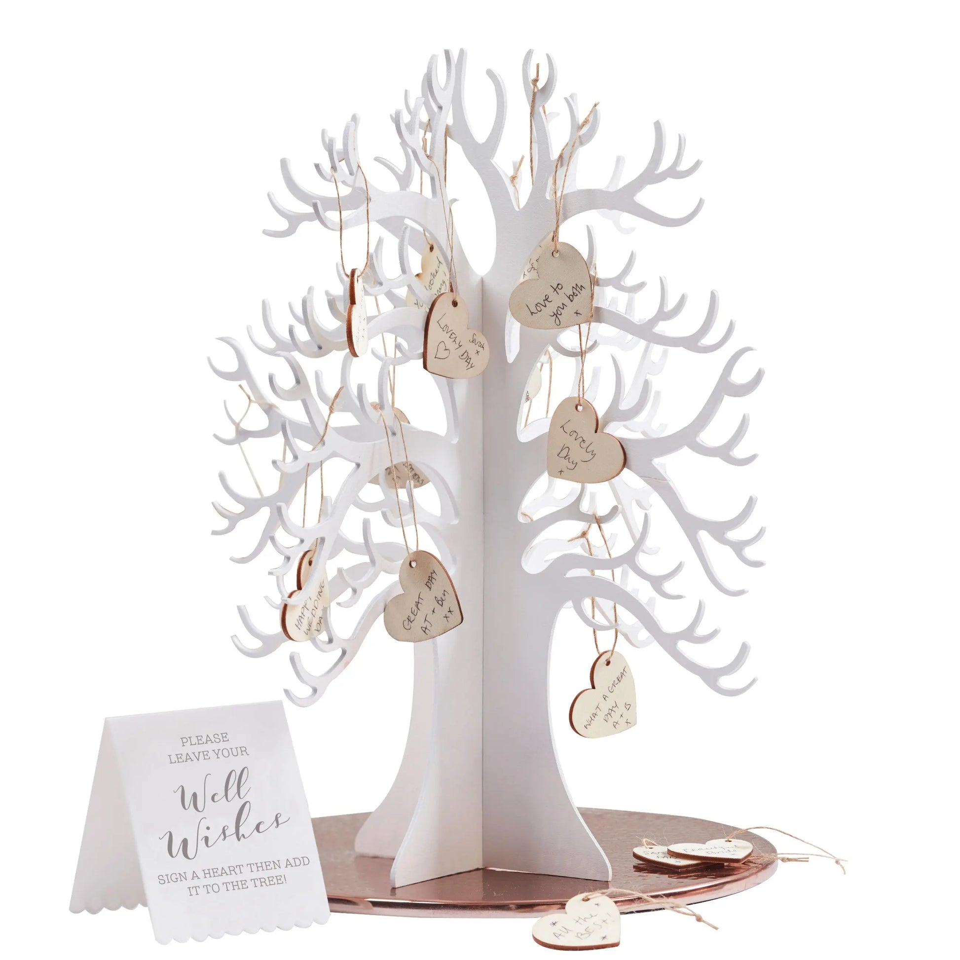 Wooden Wishing Tree Wedding Guest Book Alternative Ginger Ray