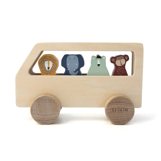 Wooden animal bus Trixie