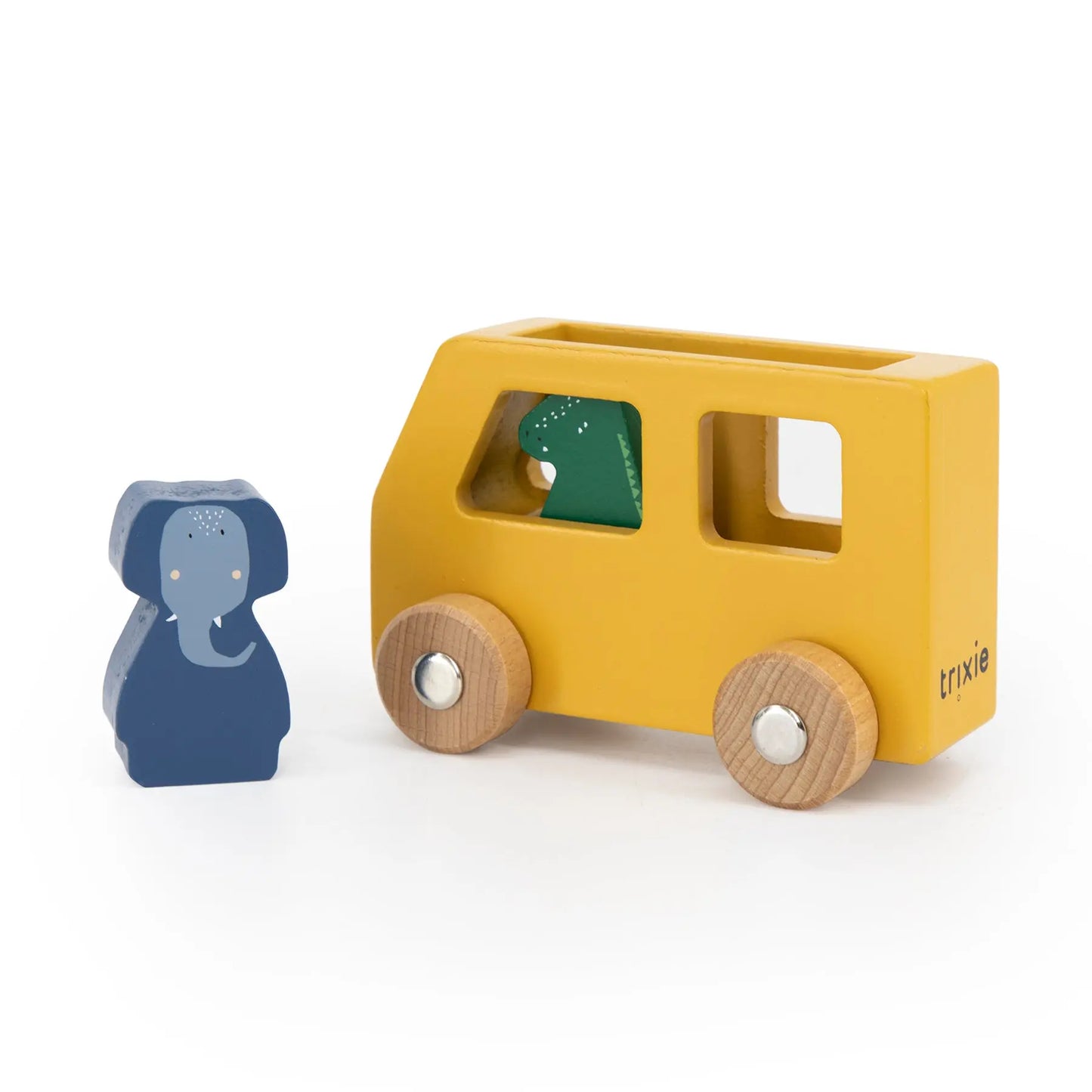 Wooden animal car set Trixie