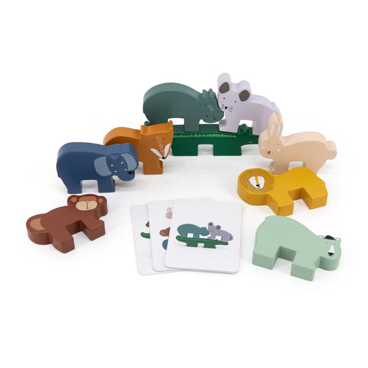 Wooden animal stacking game Trixie