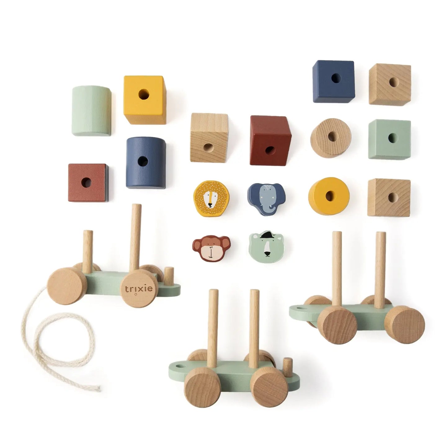 Wooden animal train Trixie