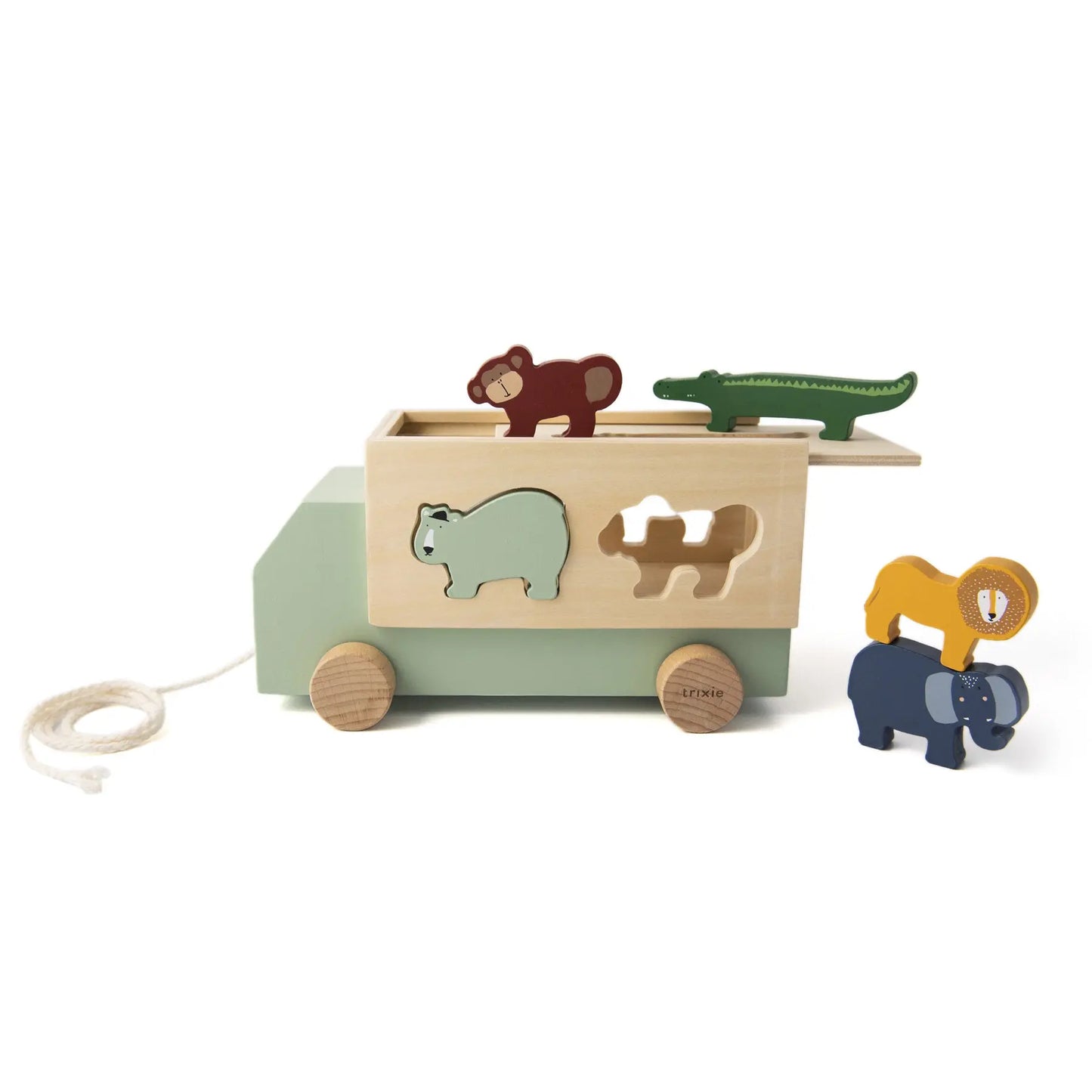 Wooden animal truck Trixie