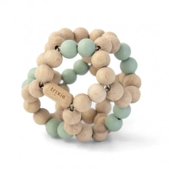 Wooden beads ball - Mint - trixie Trixie