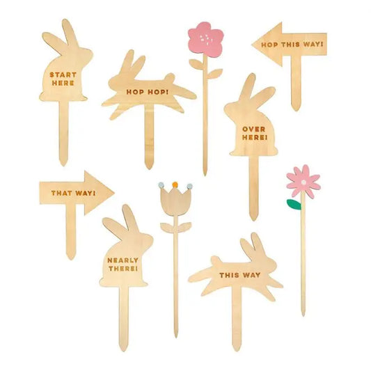 Wooden egg hunt kit Meri Meri