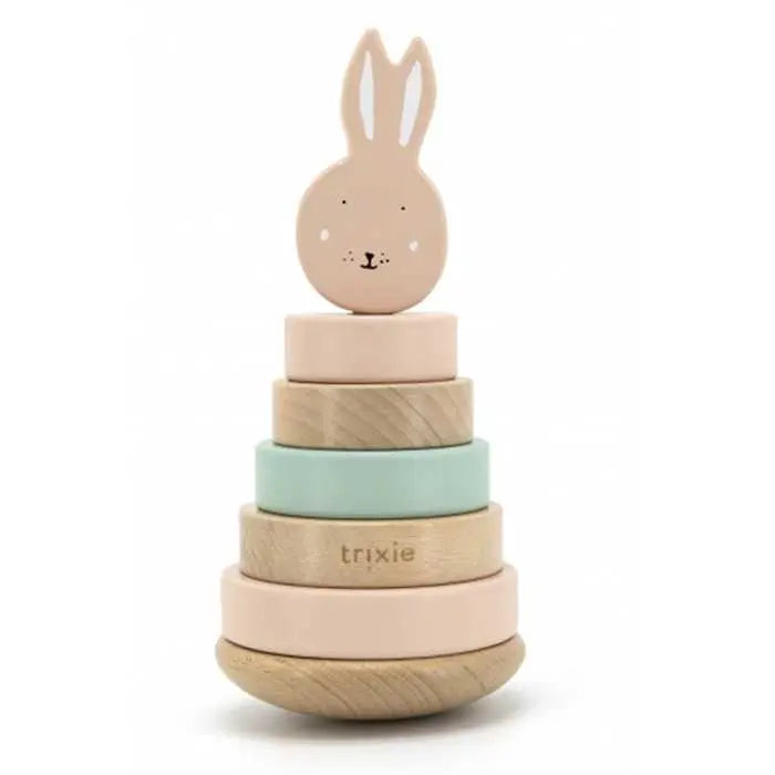 Wooden stacking toy - Mrs. Rabbit Trixie