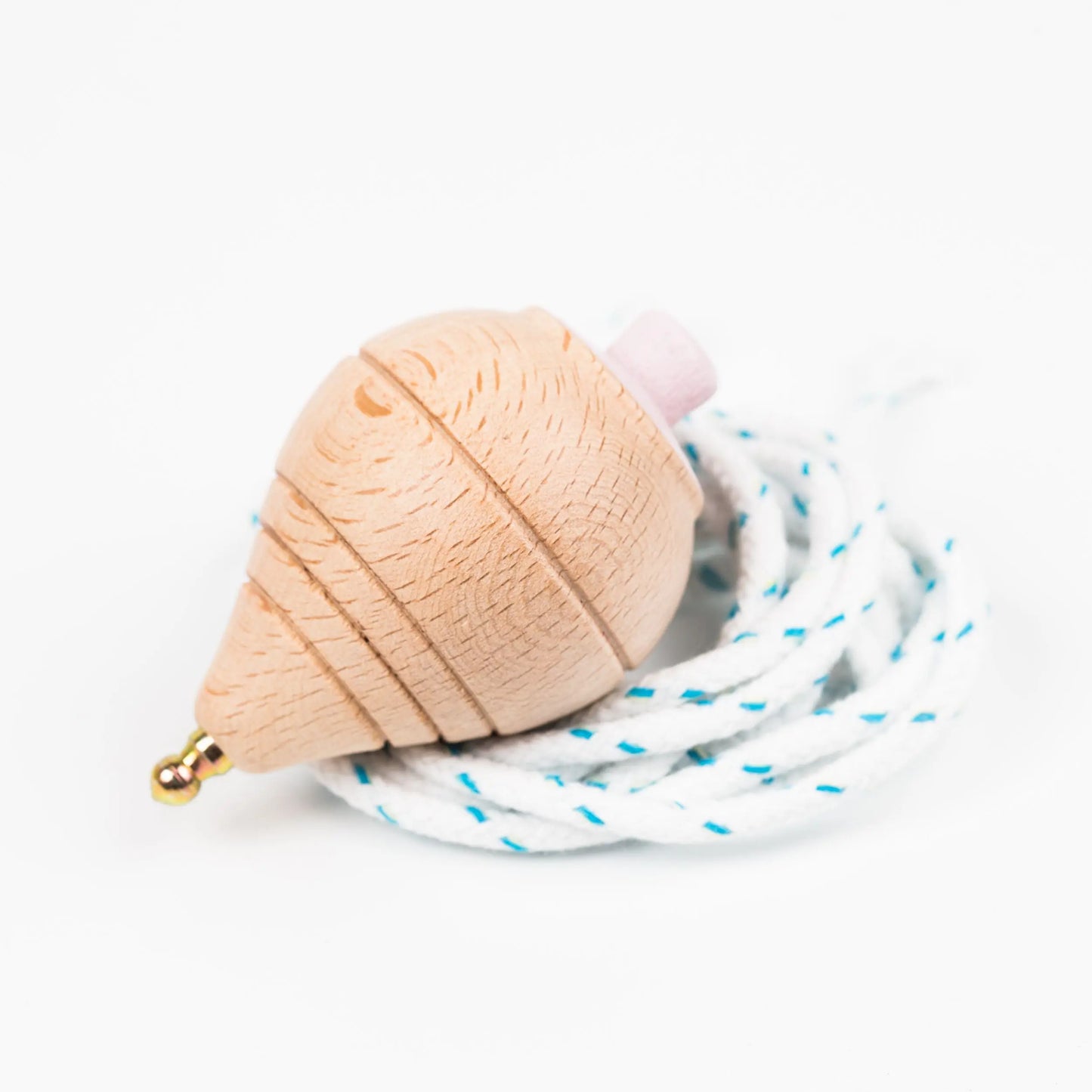 Wooden top with string Me and Mine