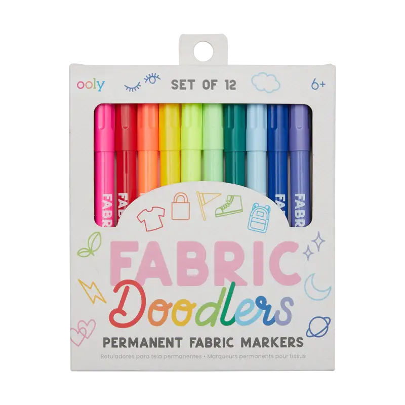 fabric doodlers markers - set of 12 OOLY