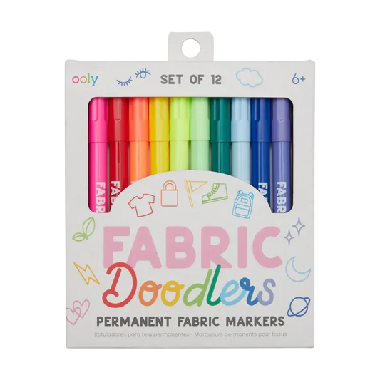 fabric doodlers markers - set of 12 OOLY