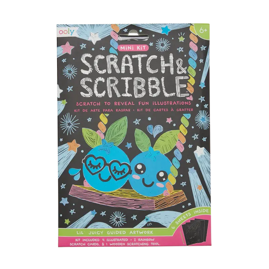 lil' juicy mini scratch and scribble art kit OOLY