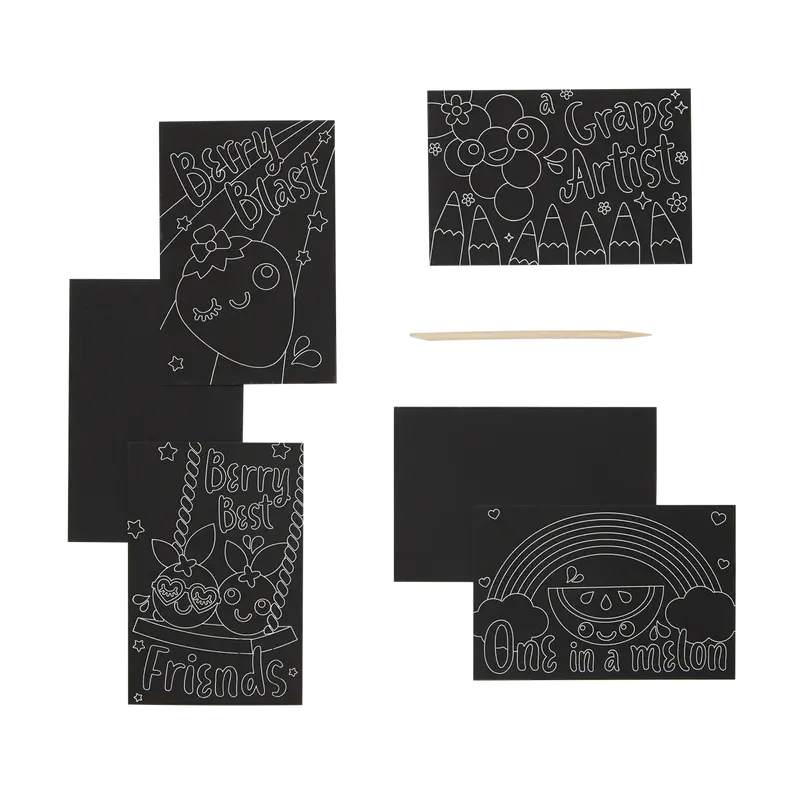 lil' juicy mini scratch and scribble art kit OOLY