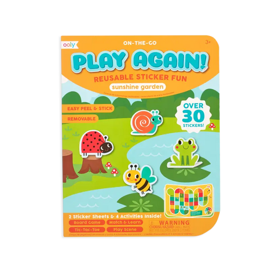 play again! mini on-the-go activity kit - sunshine garden OOLY