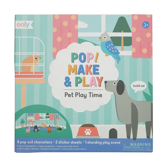 pop! make and play activity scene - pet play time OOLY
