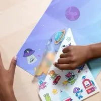 set the scene transfer stickers magic - galaxy buddies OOLY