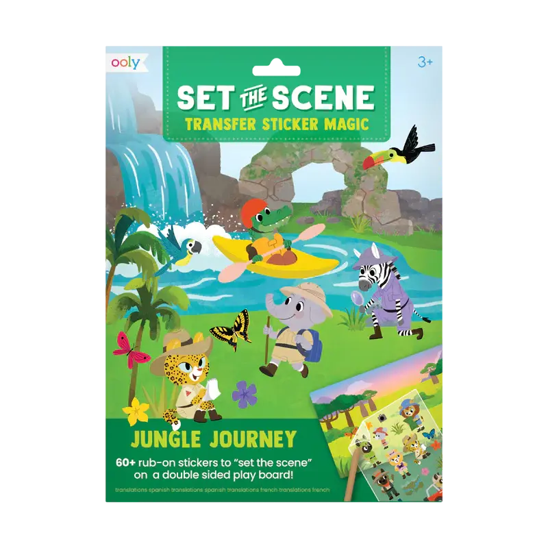 set the scene transfer stickers magic - jungle journey OOLY