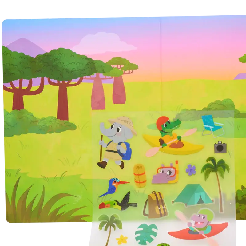 set the scene transfer stickers magic - jungle journey OOLY