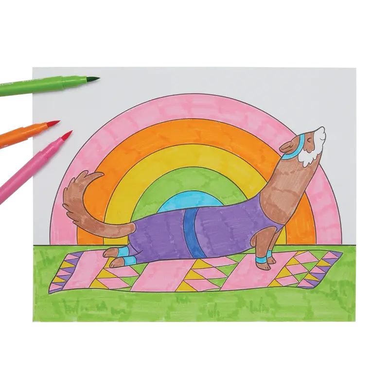 work and play every day coloring book OOLY